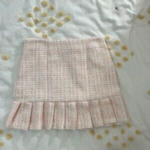 Forever 21 Light Pink Tweed Skirt – Brand New, Size S